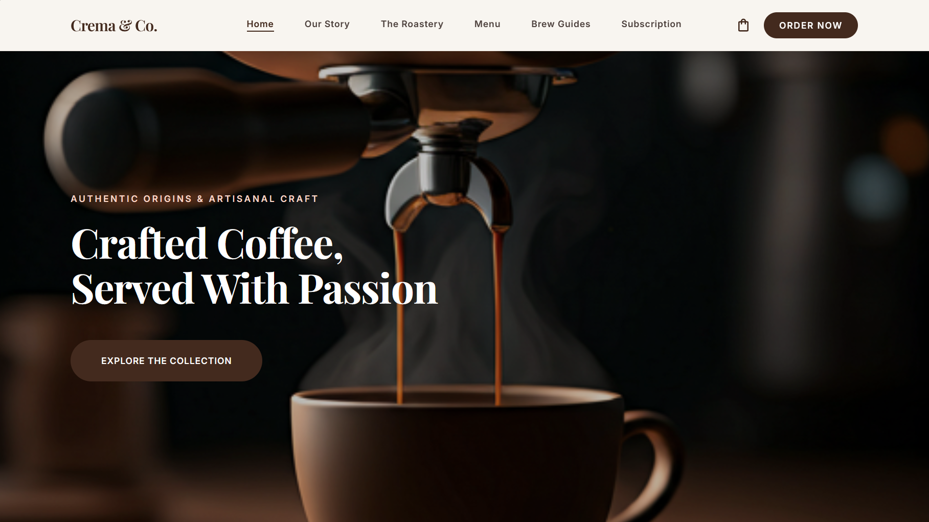 Crema & Co. Project